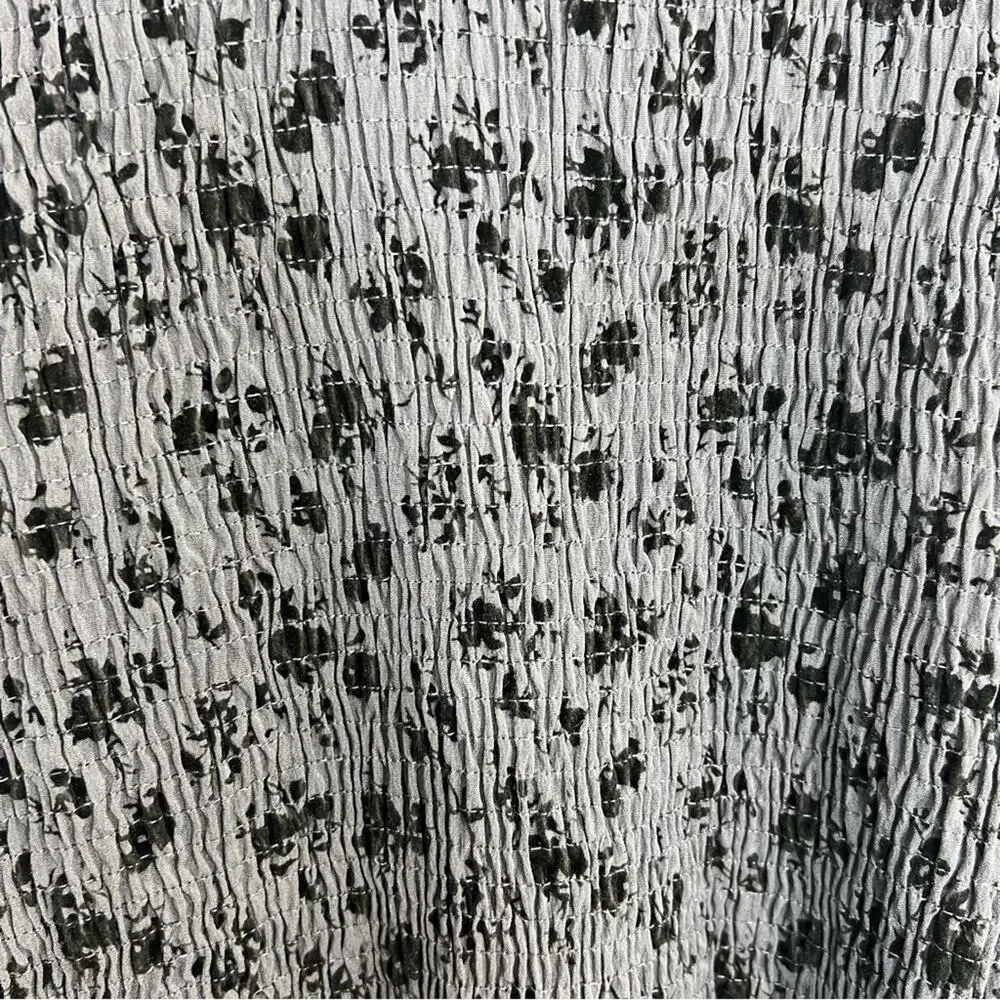Joli Boutique Gray Black Floral Girls Dress Size Medium